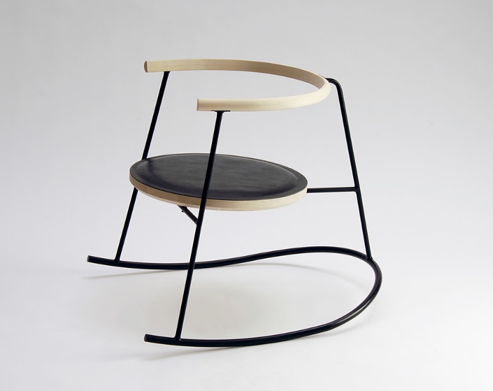 mobilier design chaise bascule danoise
