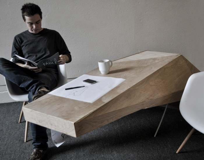 table basse design bois designer