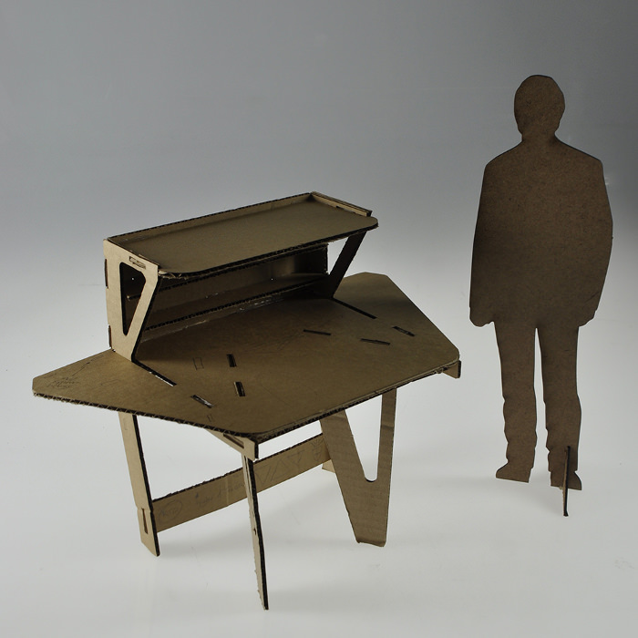 3D fabrication Desk le bureau par Peter Borges