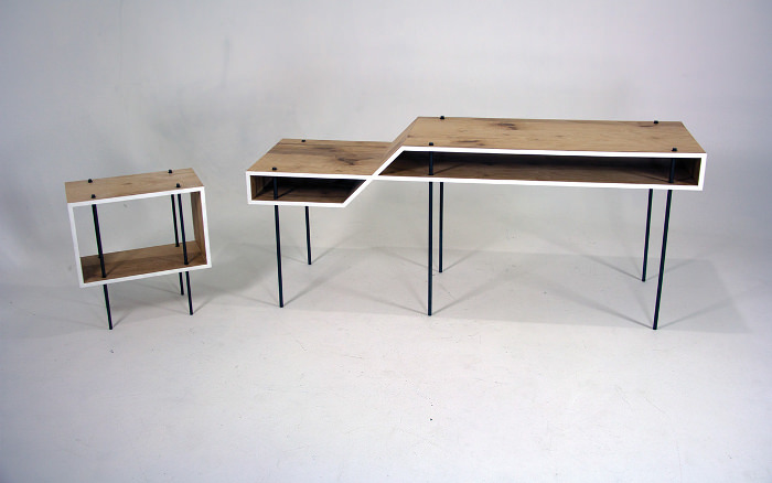 Bureau minimaliste Fig. 8 Desk par Steven Berkas