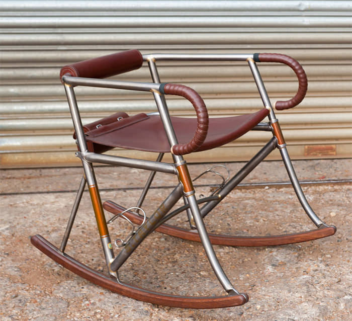 Randonneur Chair rockingchair inspiré du cyclisme par Two Makers