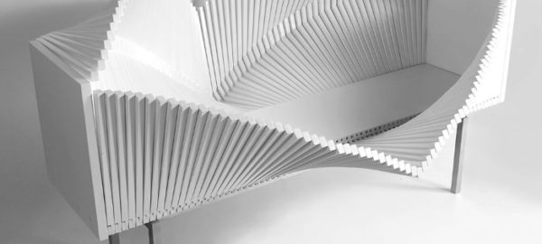 Wave cabinet par Sebastian Errazuriz maître des sculptures fonctionnelles