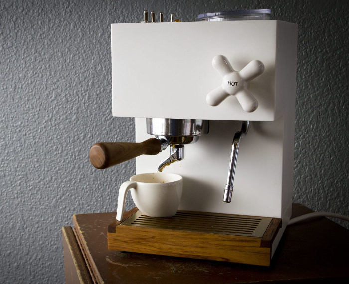 Anza Coffee Machine corian béton pour des café bruts !