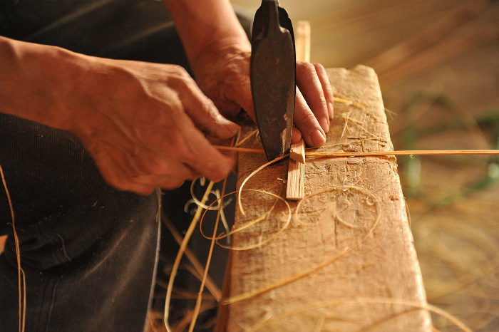 Artisanat traditionnel chinois la Bamboo chair par Xiaotong WANG
