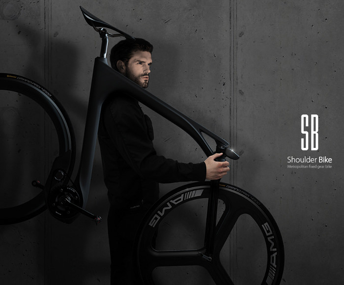 Shoulder Bike le vélo futuriste par Jangho Kim