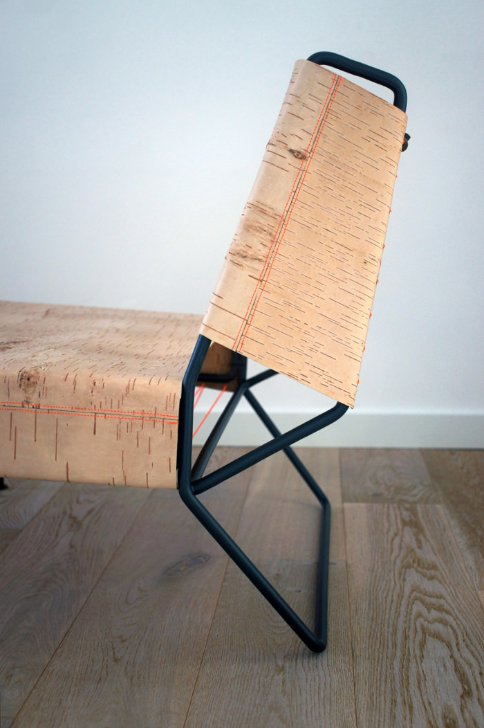 Sibirjak le fauteuil en écorce par Anastasiya Koshcheeva