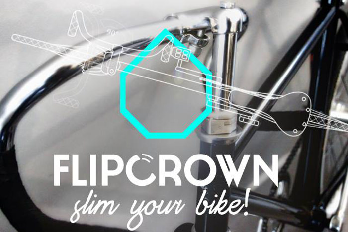 Flipcrown écrou gain de place pour vélo