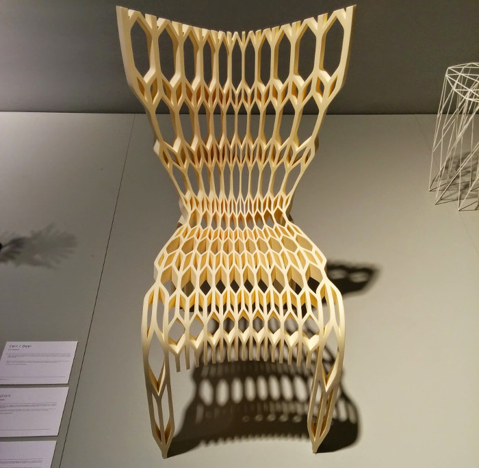 Chair Inflexions, frittage de poudre de polyamide