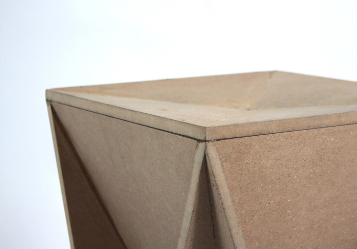 Details - Stool Concept tabouret origami par Guillaume Allemon