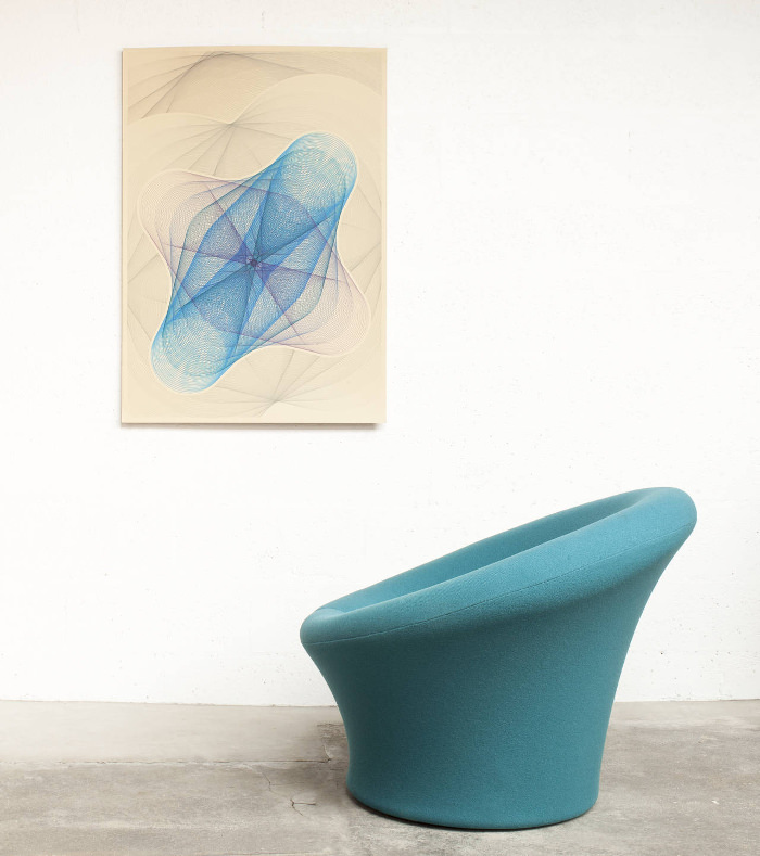 Histoire de Design : fauteuil Mushroom par Pierre Paulin 1959