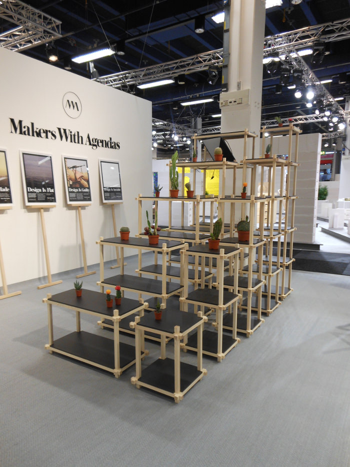 Knot Shelves à la Stockholm Furniture Fair 2015 - Makers With Agendas un studio de design émergent