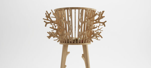 Branch chair la chaise nature par le studio Fajno
