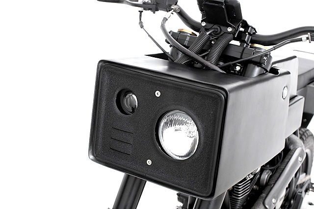 08 Yamaha Scorpio moto à angles par le studio Thrive Motorcycle