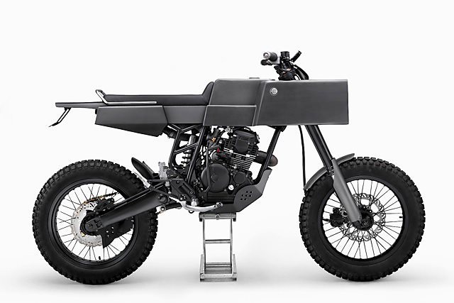 08 Yamaha Scorpio moto à angles par le studio Thrive Motorcycle