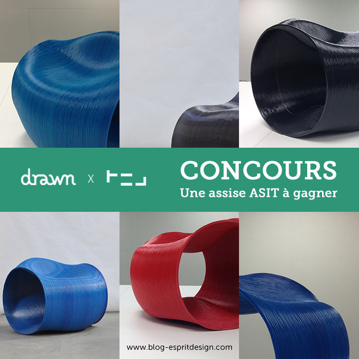 Concours mobilier impression 3D par DRAWN x Blog Esprit Design