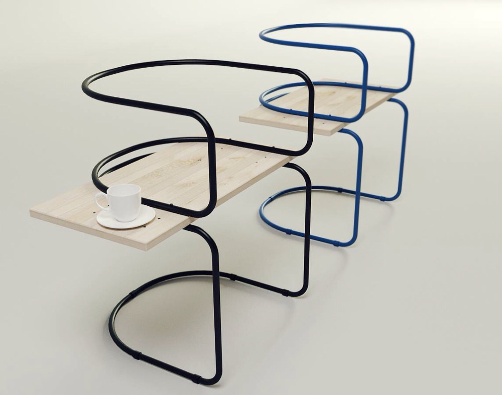 Air Chair la chaise pour pause café par Sergei Kotsepup