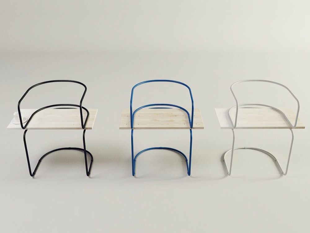 Air Chair la chaise pour pause café par Sergei Kotsepup