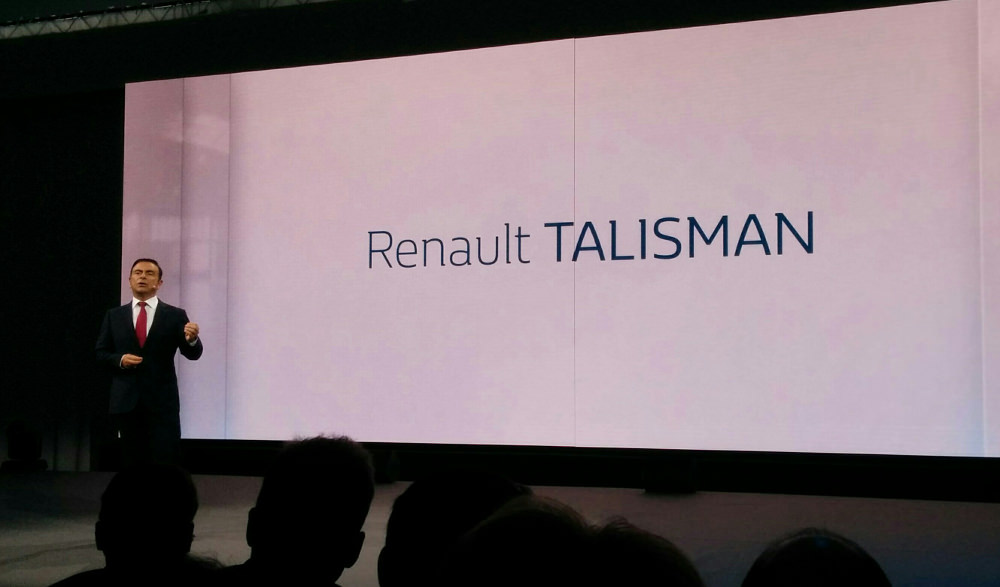 Renault dévoile son TALISMAN - Carlos Ghosn