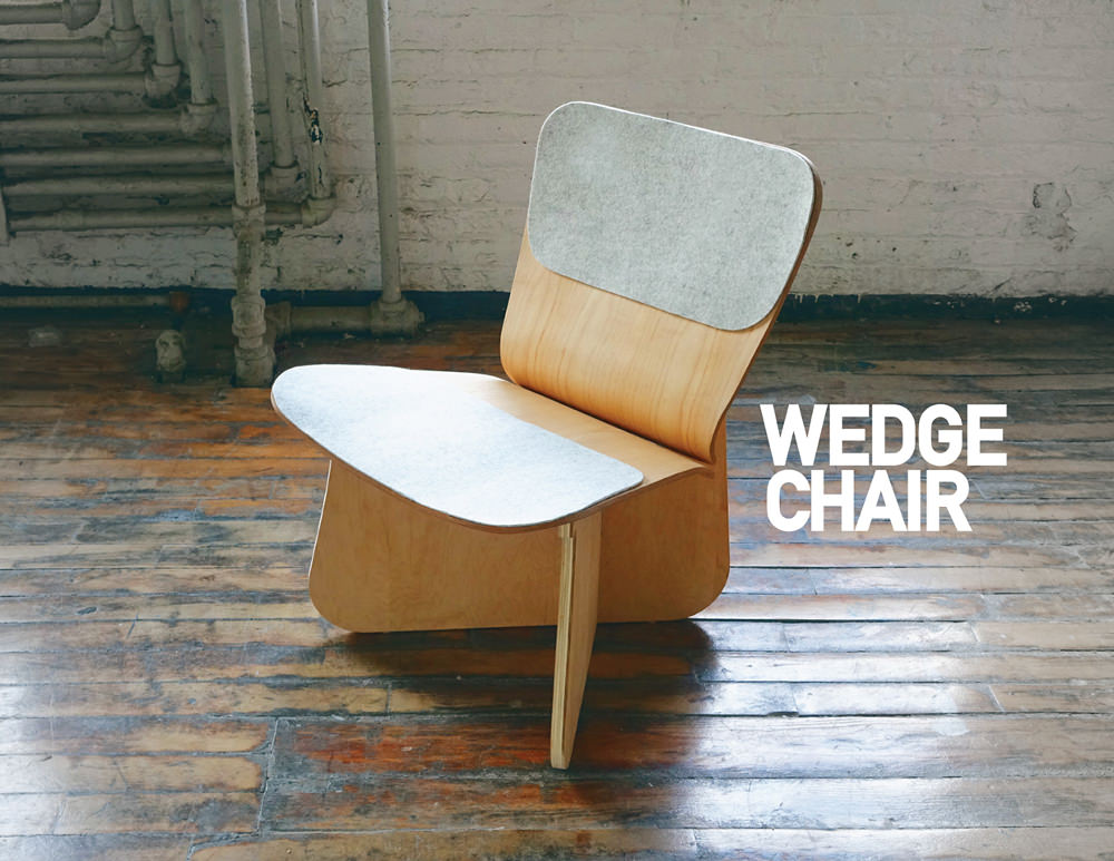 Wedge Chair par YaLun Lee