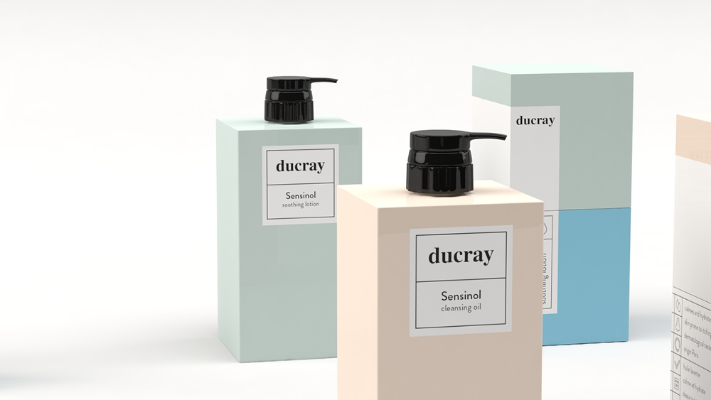 Packaging : Ducray Sensinol Rebranding par Tone Næss et Brage Istad Brenna-Lund