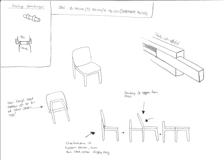 Projet étudiant : A chair for two par Lotte Nygaard Knudsen