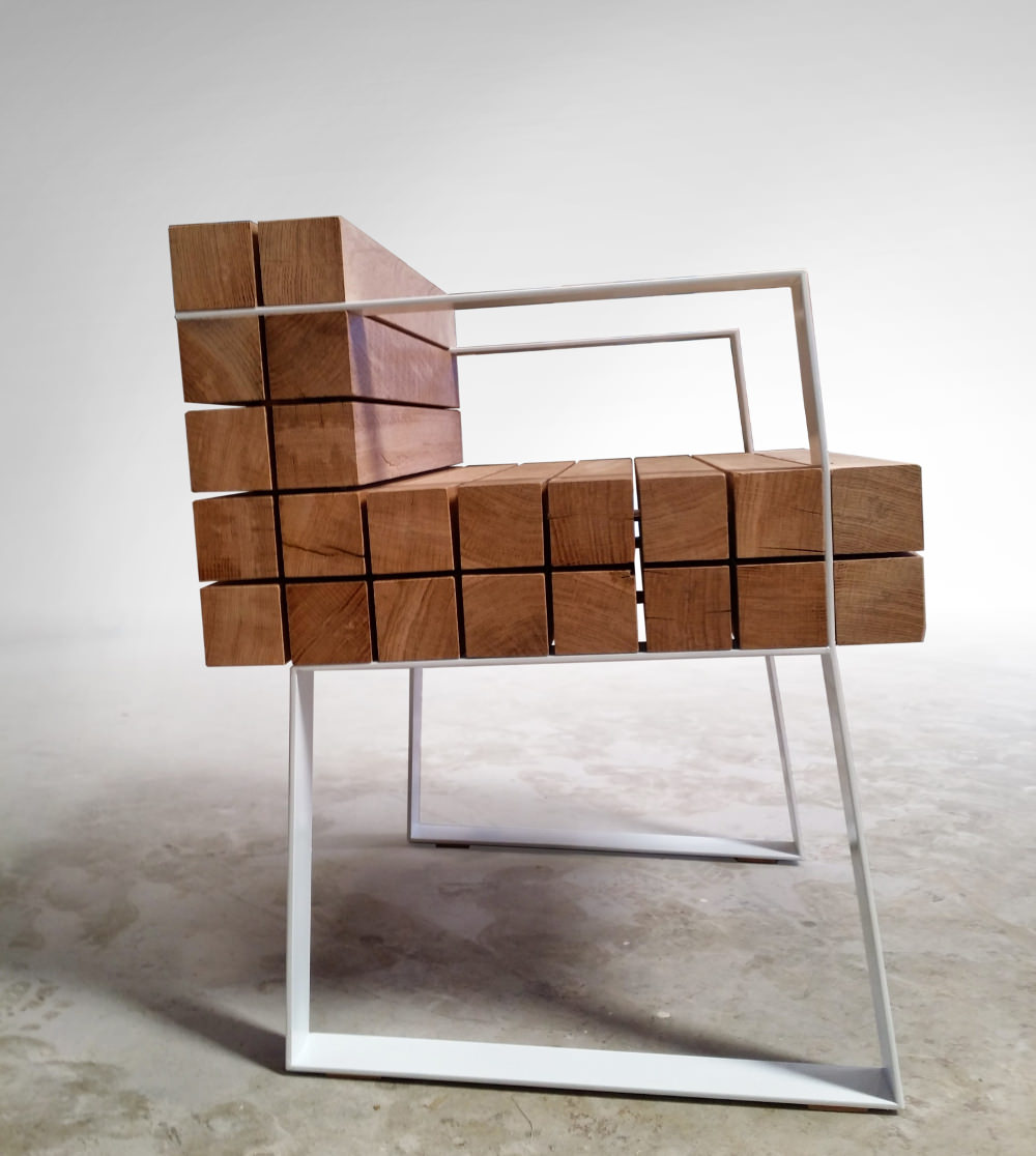 Chaiss petit fauteuil par Sébastien Mazzoni