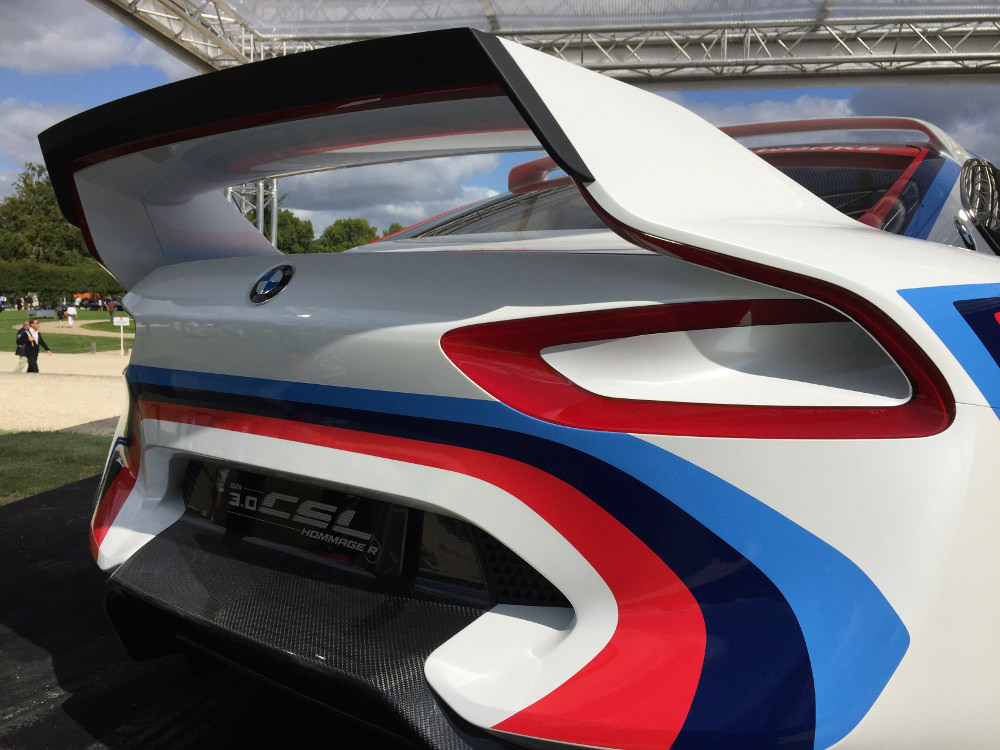 BMW 3.0 CSL Hommage “R”, Best of Show du “Concours d’élégance”.