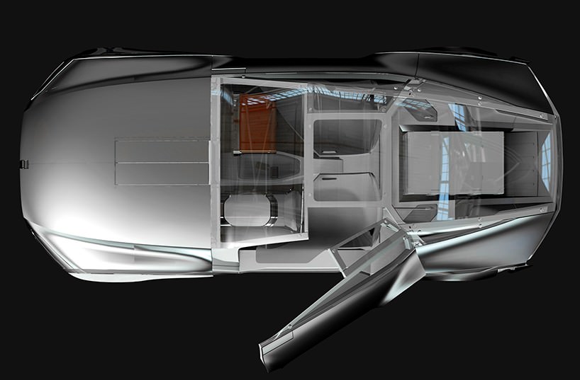 3D renault concept car coupé le corbusier