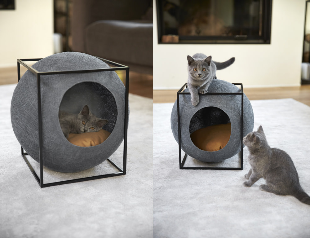 Crowdfunding : Mobilier CUBE pour chat par Meyou Paris