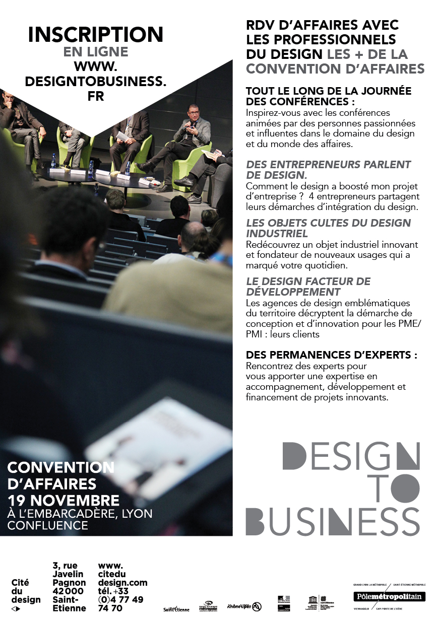 3 PASS Designer à GAGNER - Design to business 2015