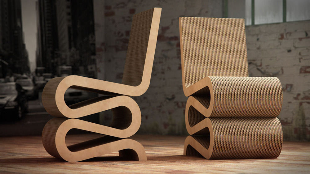 Histoire de Design : The Wiggle Side Chair par Frank Gehry 1972