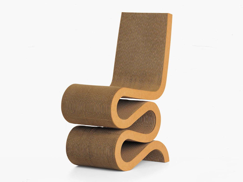 Histoire de Design : The Wiggle Side Chair par Frank Gehry 1972