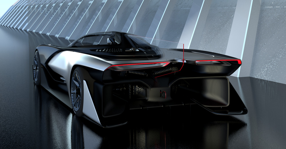 Faraday Future FFZERO1 concept car futuriste