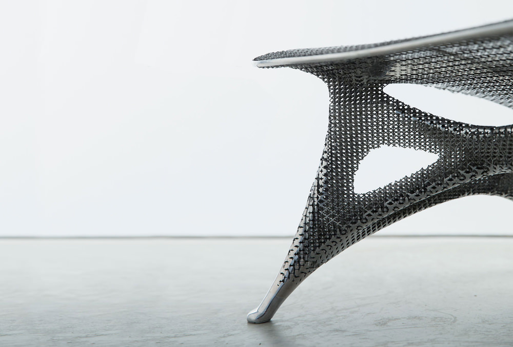 Aluminum Gradient Chair par Joris Laarman