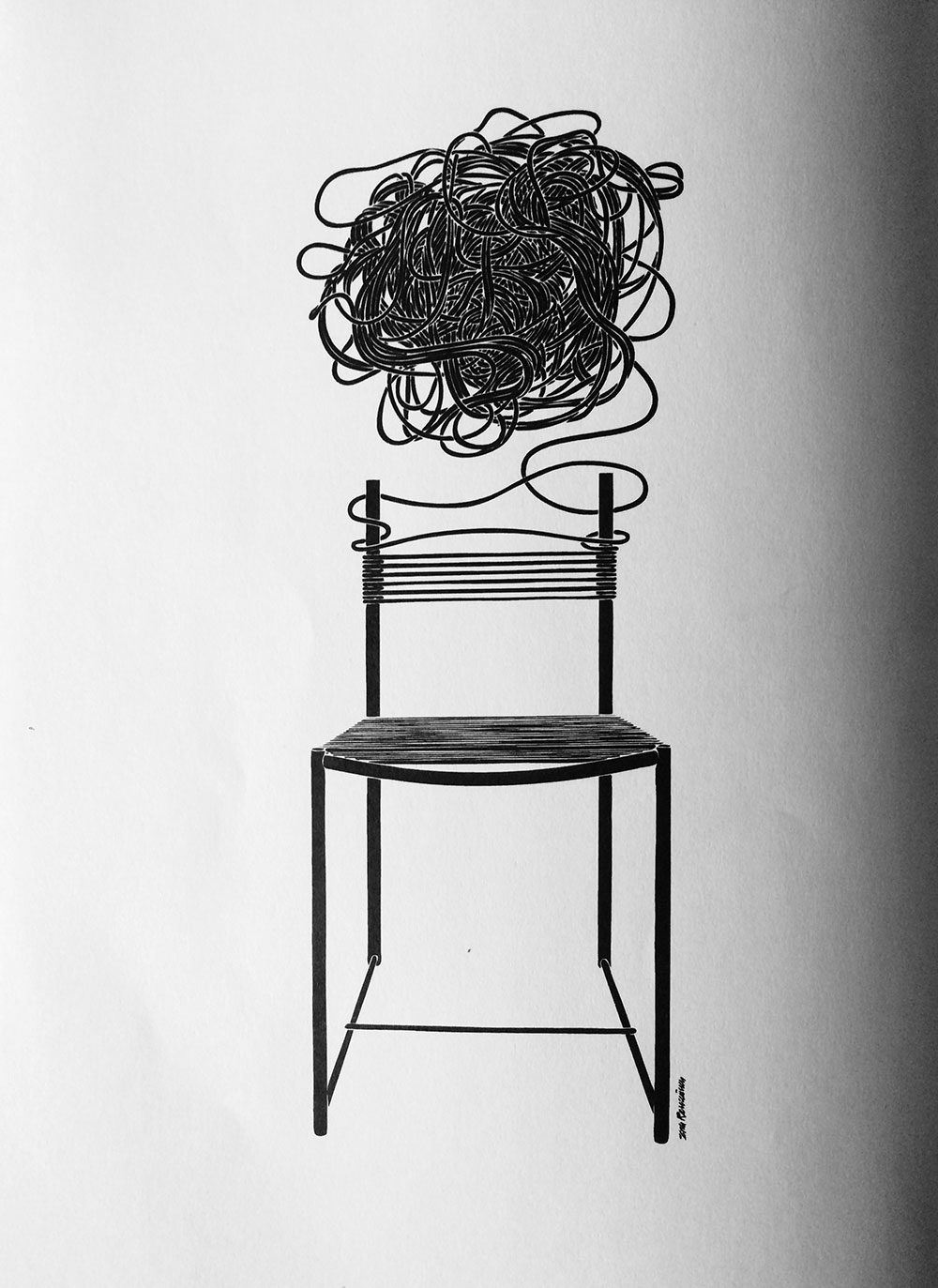 Spaghetti Chair © Alias 