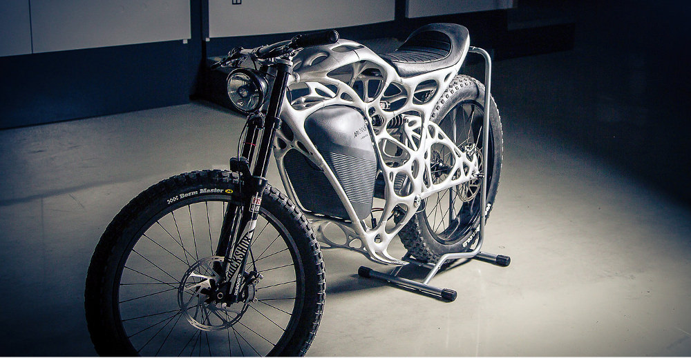 Light Rider moto imprimée en 3D par Apworks