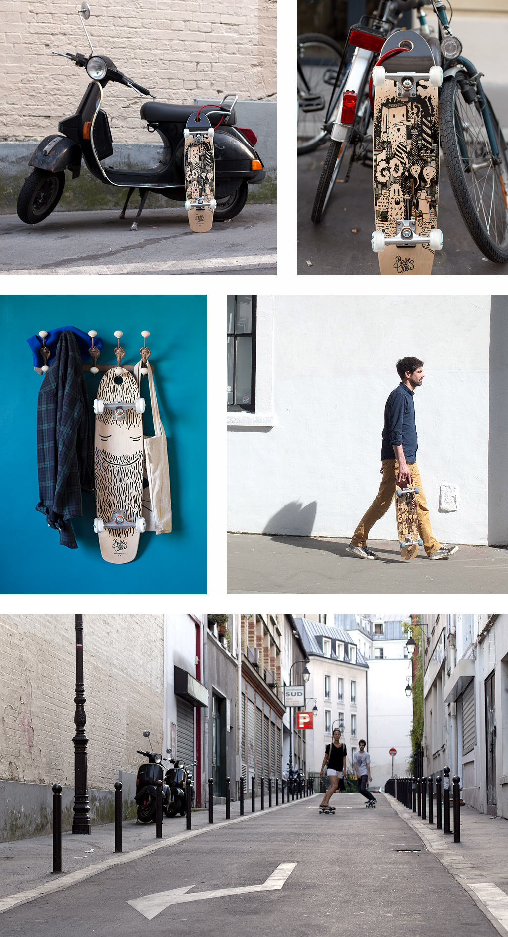 Baise en ville skateboards par Laurent Pierre