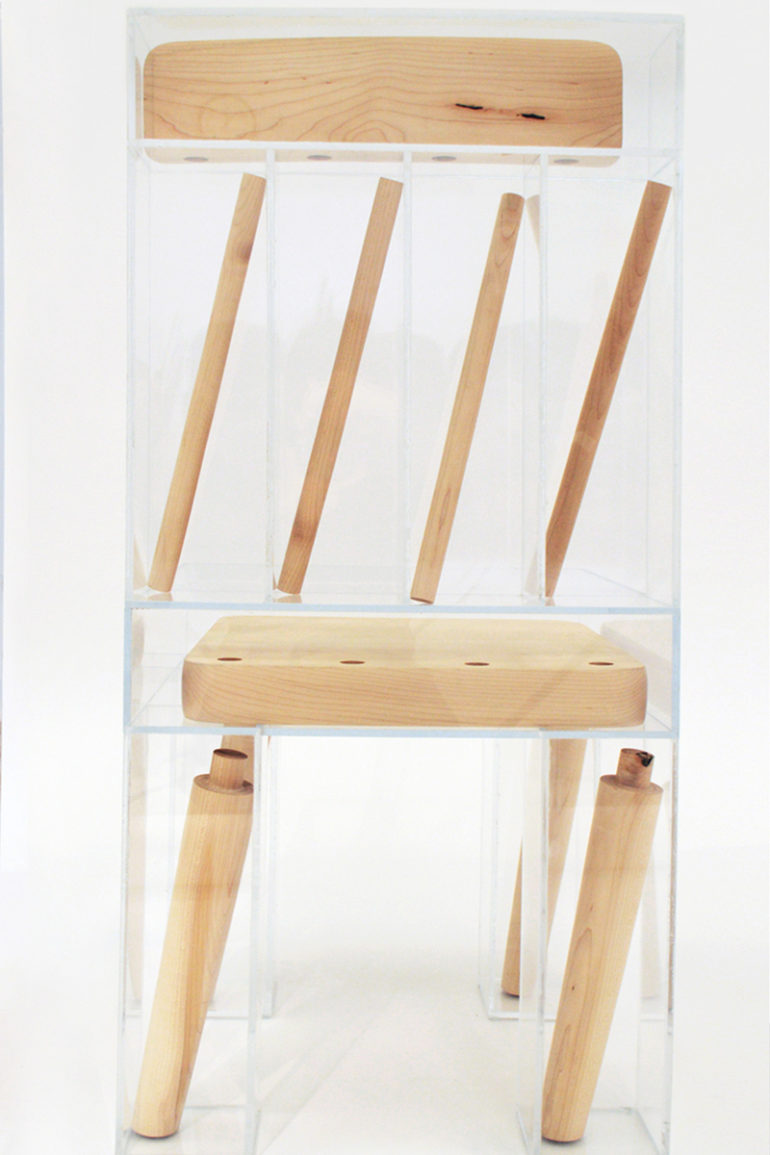 Projet étudiant Exploded Chair par Joyce Lin Blog Esprit Design