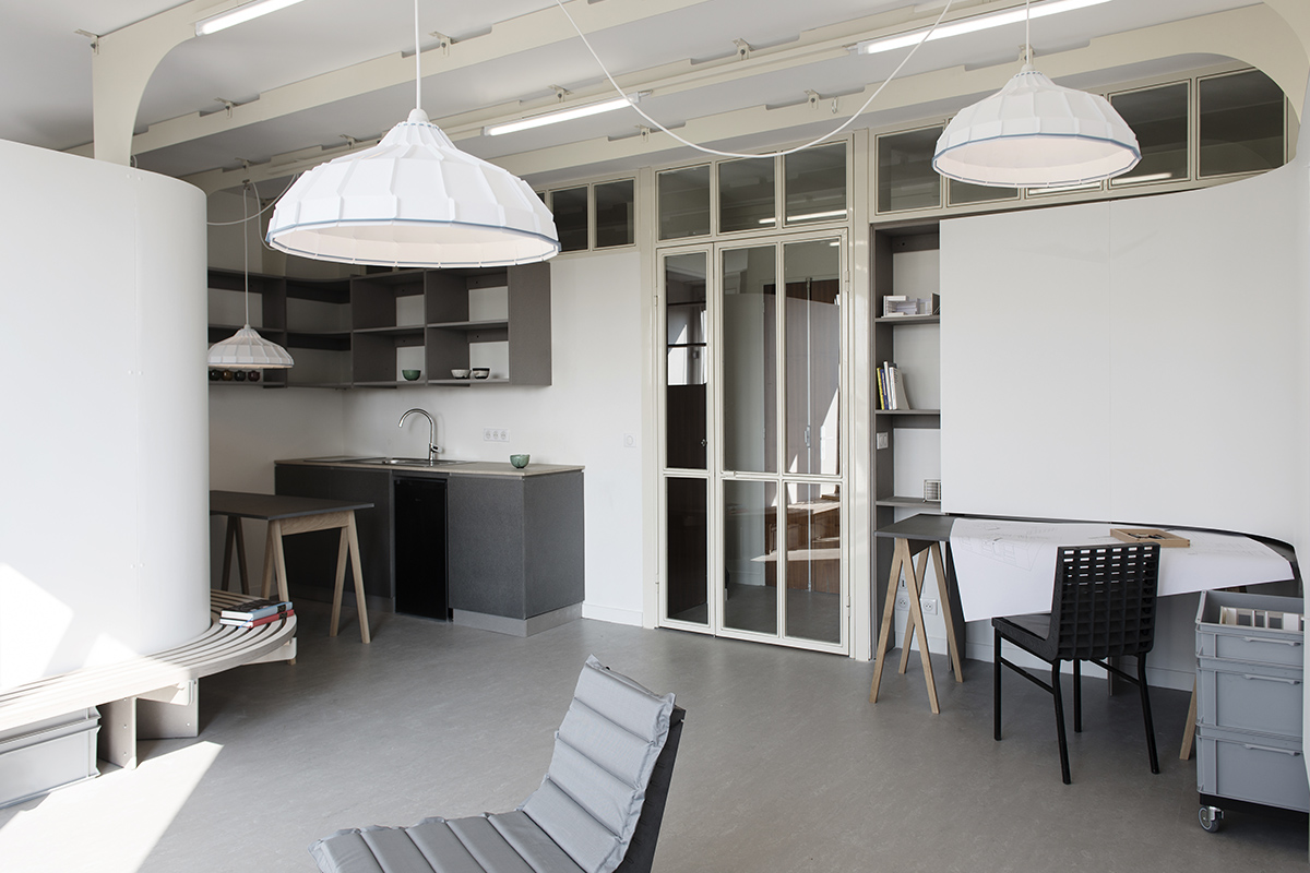 Ateliers-logements de la Cité Internationale des Arts par Simon Morville et l'Atelier JS.L