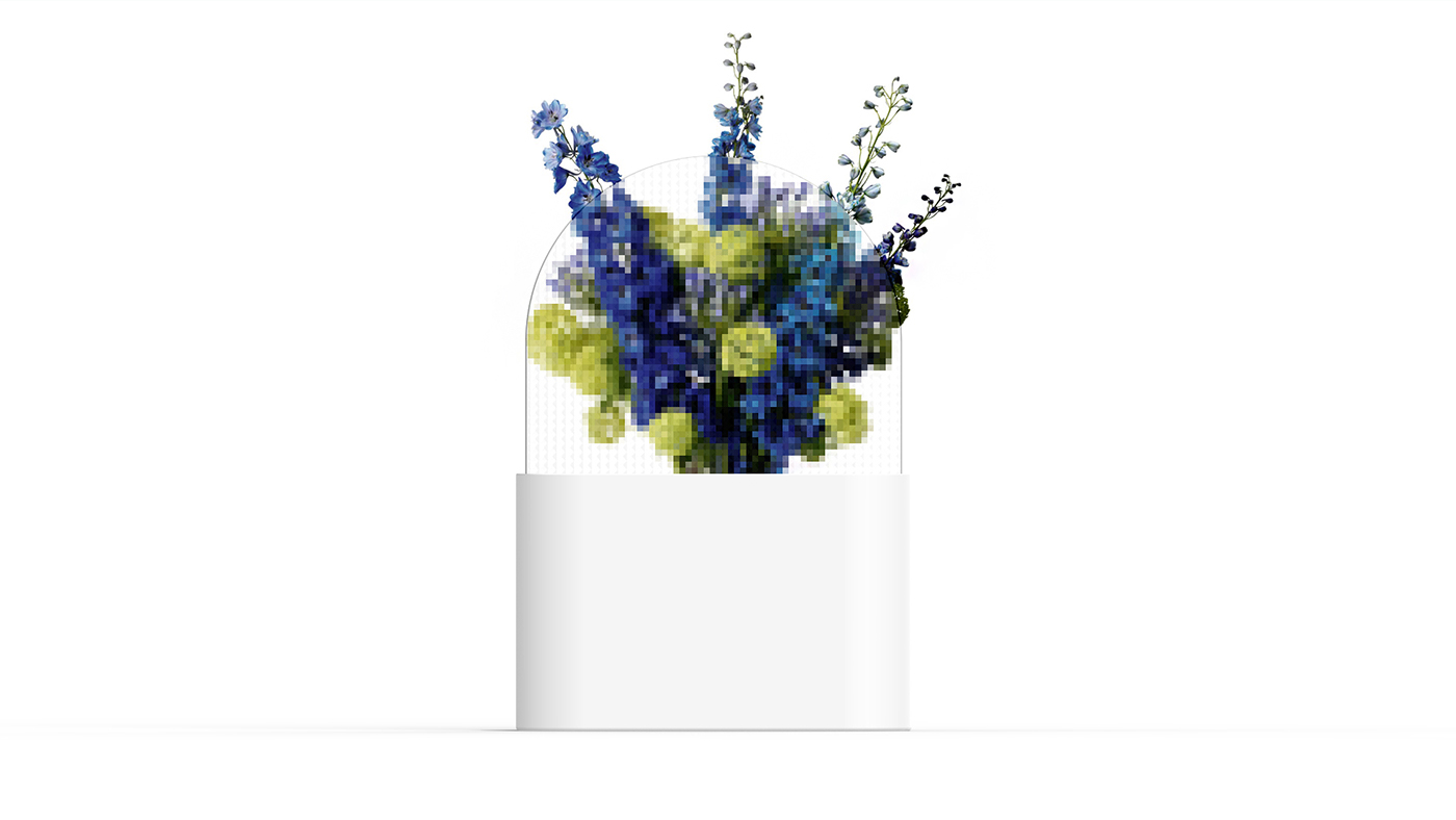 Pixel, le vase de Jaekyu Jung