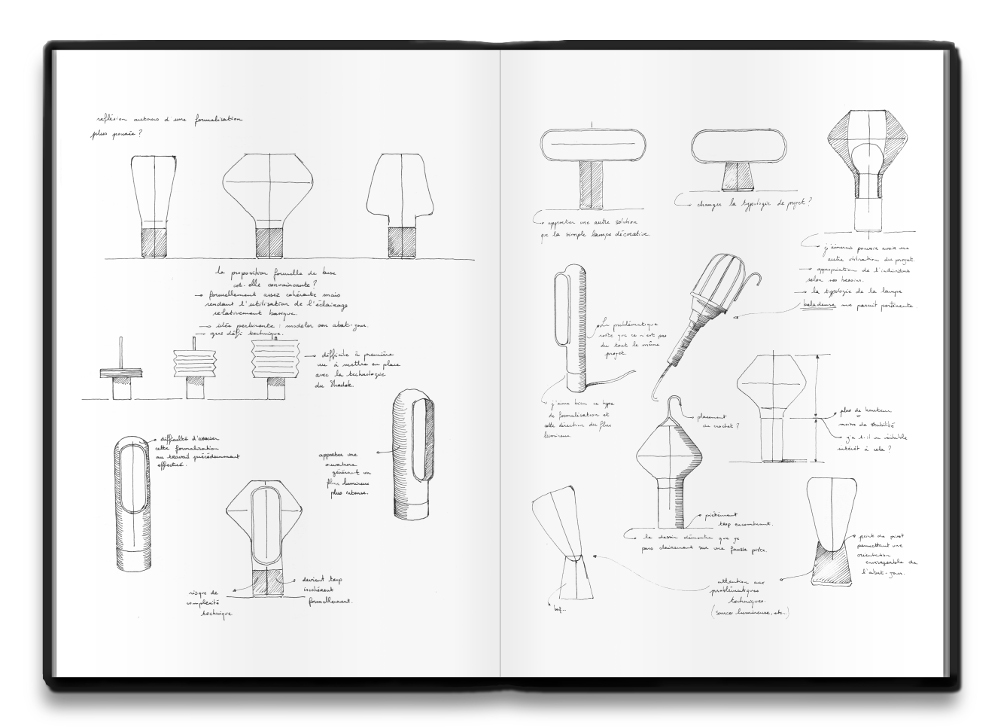 Lampes à poser Réminiscences par Alix Videlier