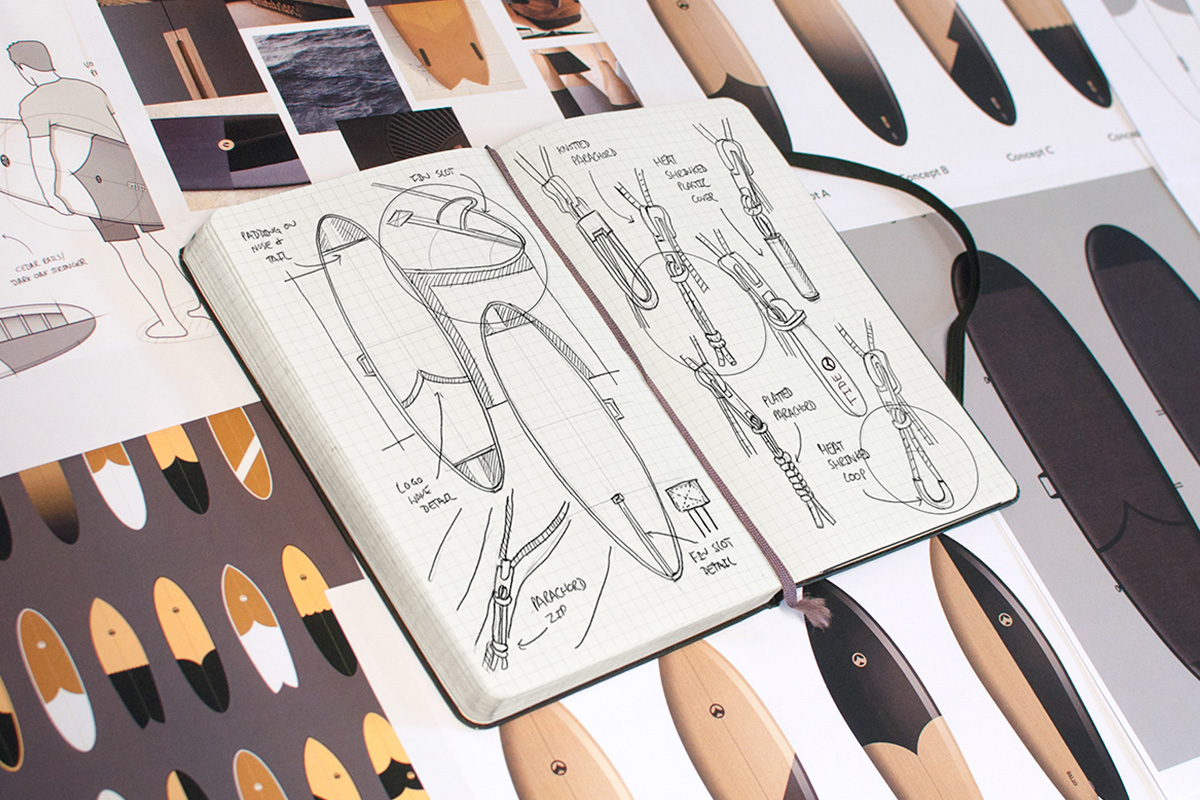Tide x Otter, le projet de planche de surf en bois de Martin Spurway
