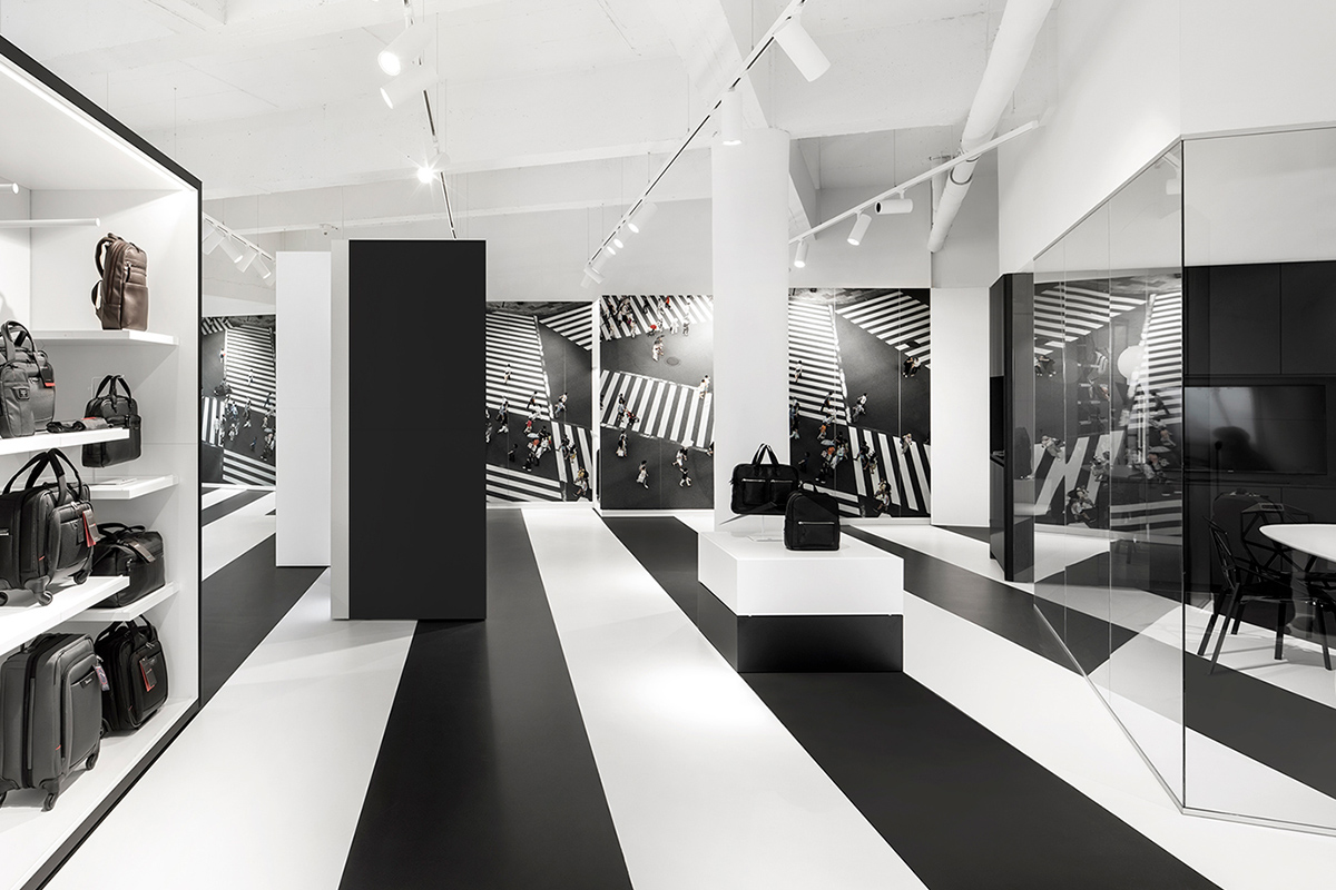 i29 Interior Architects signe le showroom de Samsonite à Amsterdam
