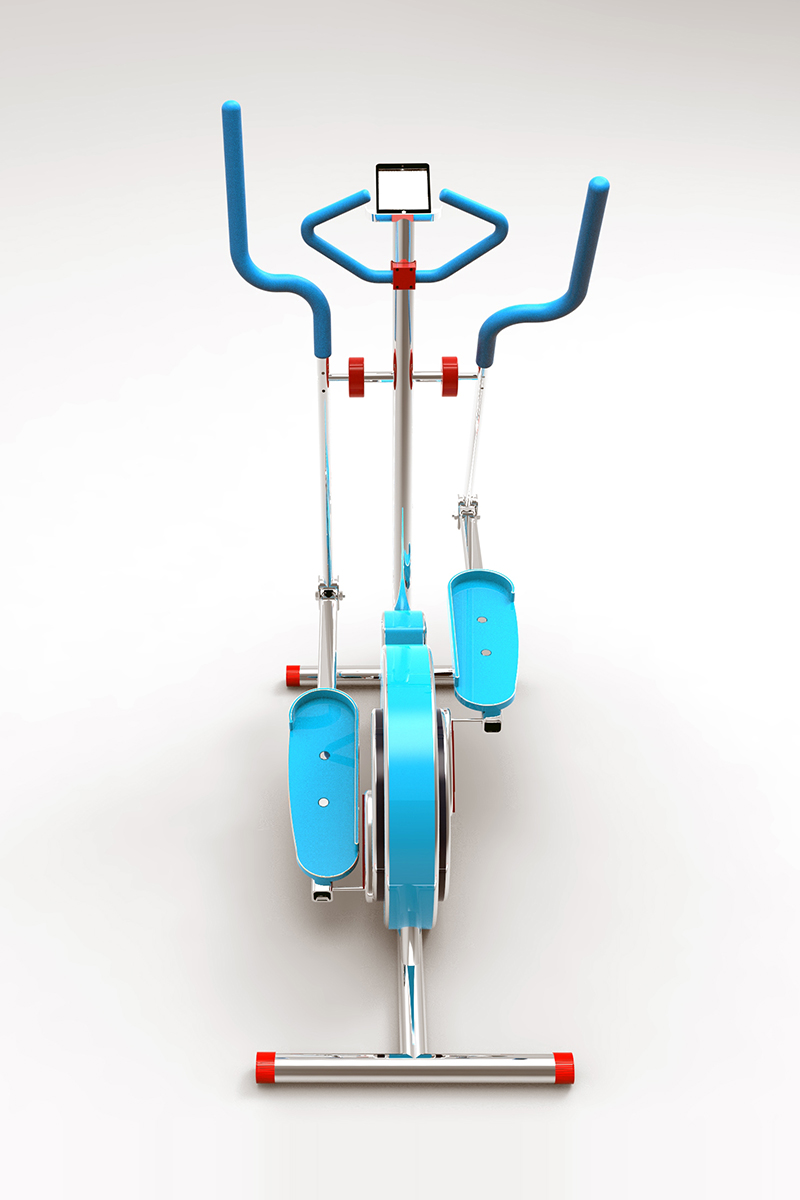 Streamtrain One, le vélo elliptique au design moderne signé Martin Hislop