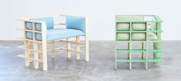 Straight Lines, la collection de mobilier de Elliot Bastianon exposée à la galerie M2