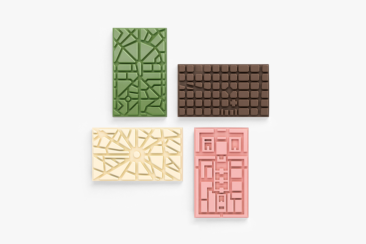 Le packaging Chocolat the [City] par le studio Rong Design