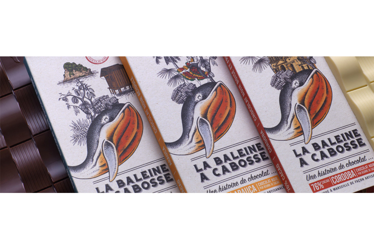 Packaging : L'histoire de La baleine à Cabosse, marque de chocolat de colombie
