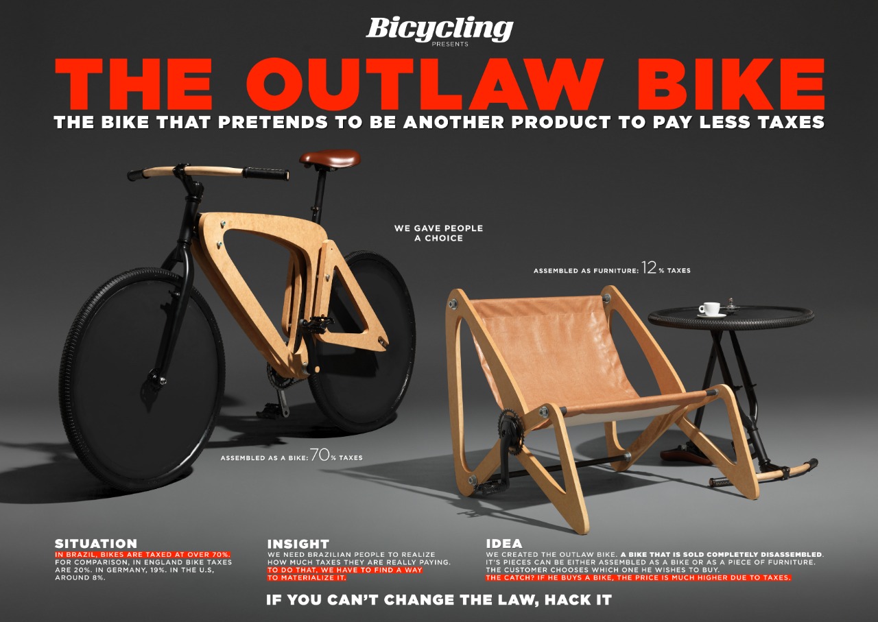 Outlaw bike : le design comme protestation contre la loi
