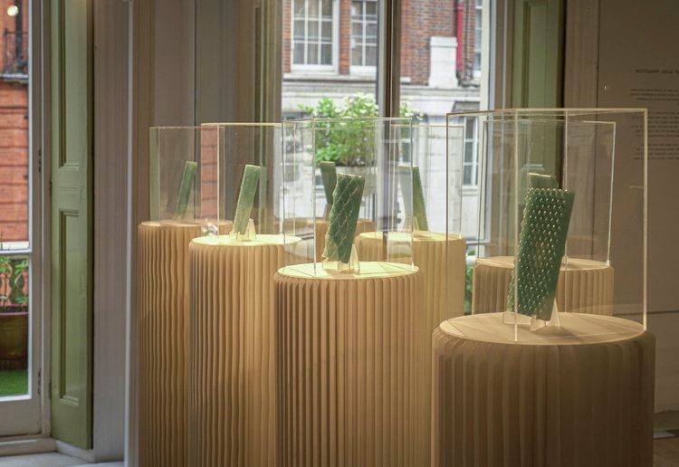 Thames glass : les carreaux de verre realises en coquilles de moules