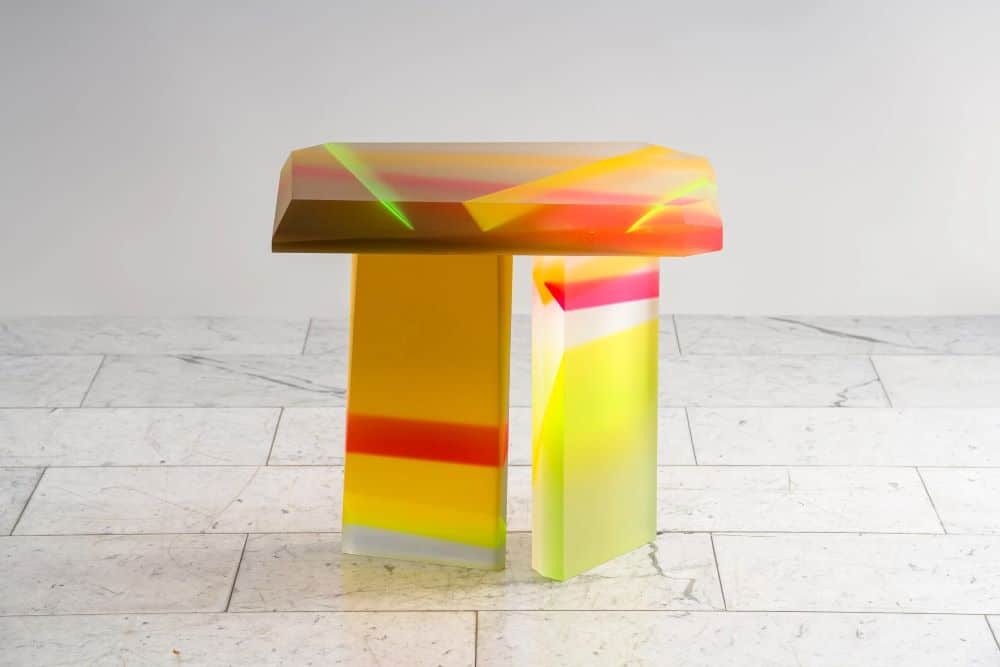 Flare, mobilier rétro futuriste coloré